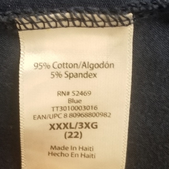 VGUC blue pull on pants - Picture 4 of 4